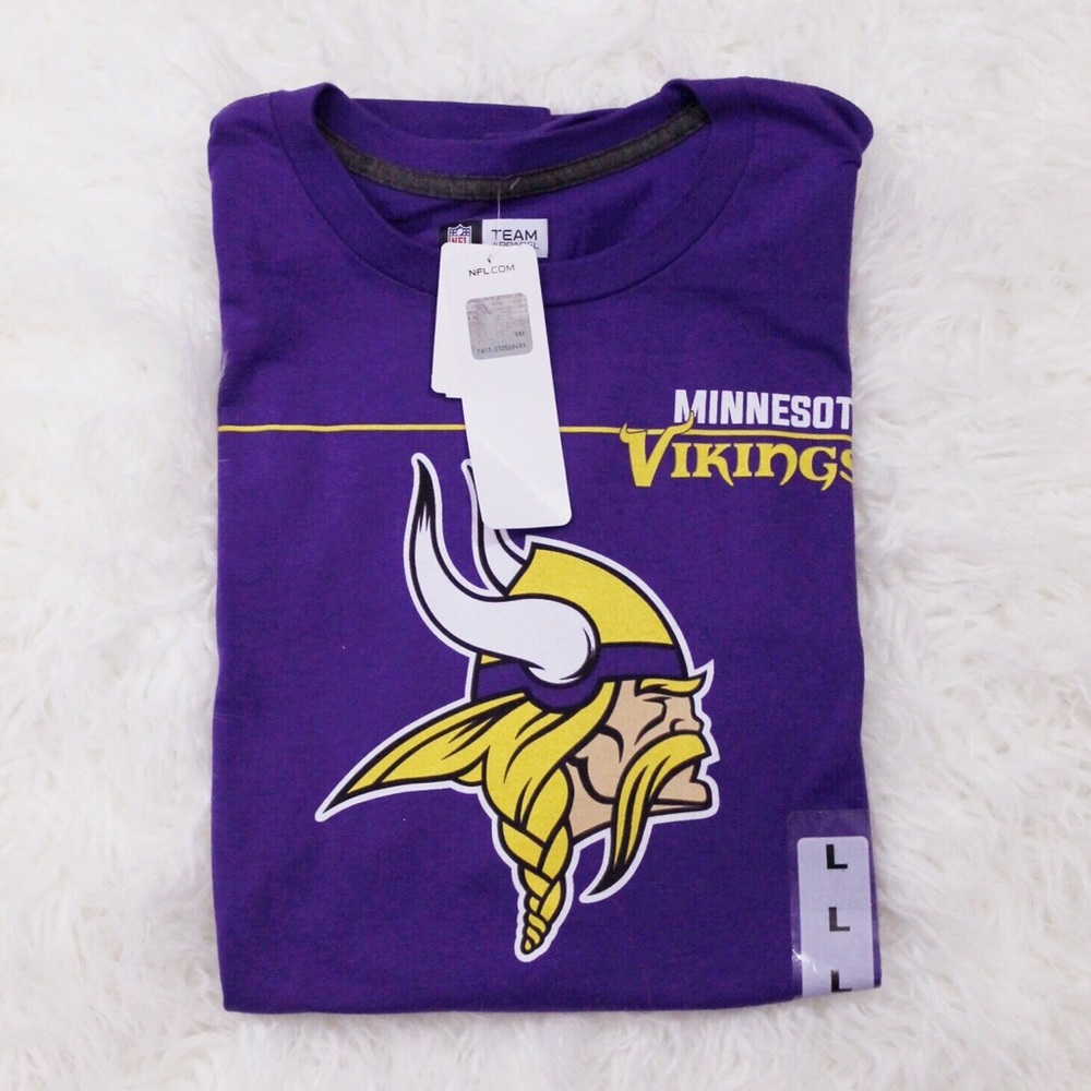 NWT NFL Team Apparel Men’s MN Vikings Purple Top - Picture 2 of 7